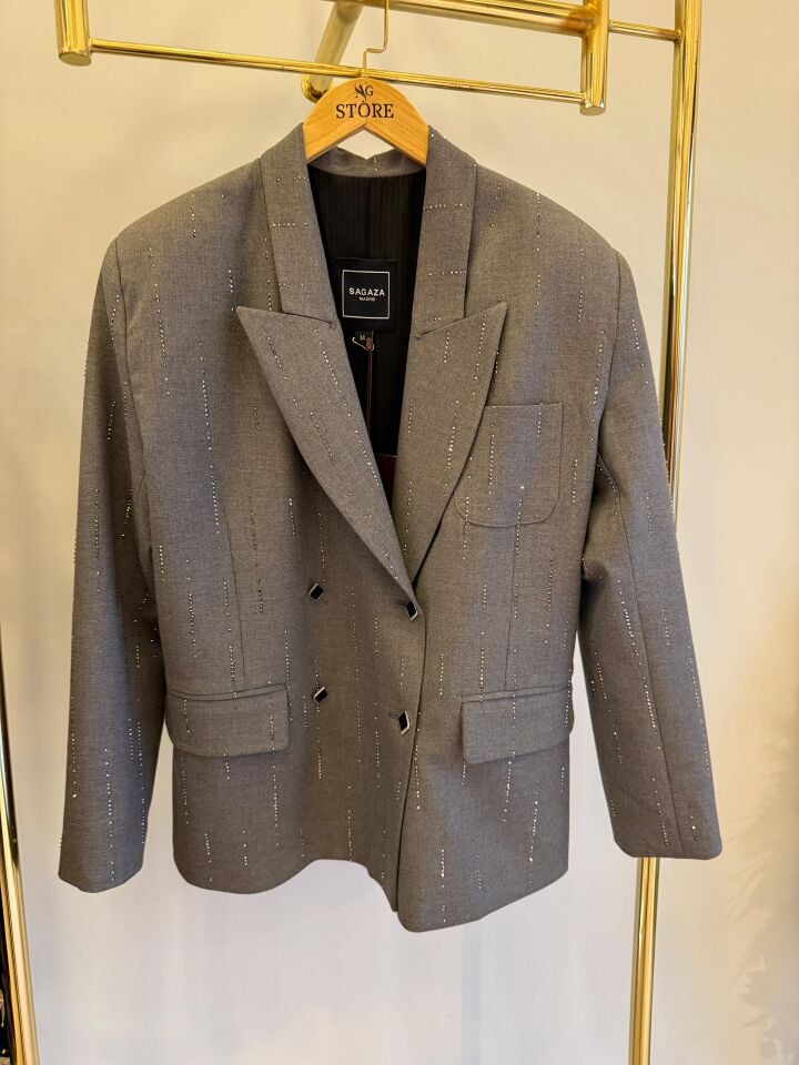 Sagaza Taşlı Ceket